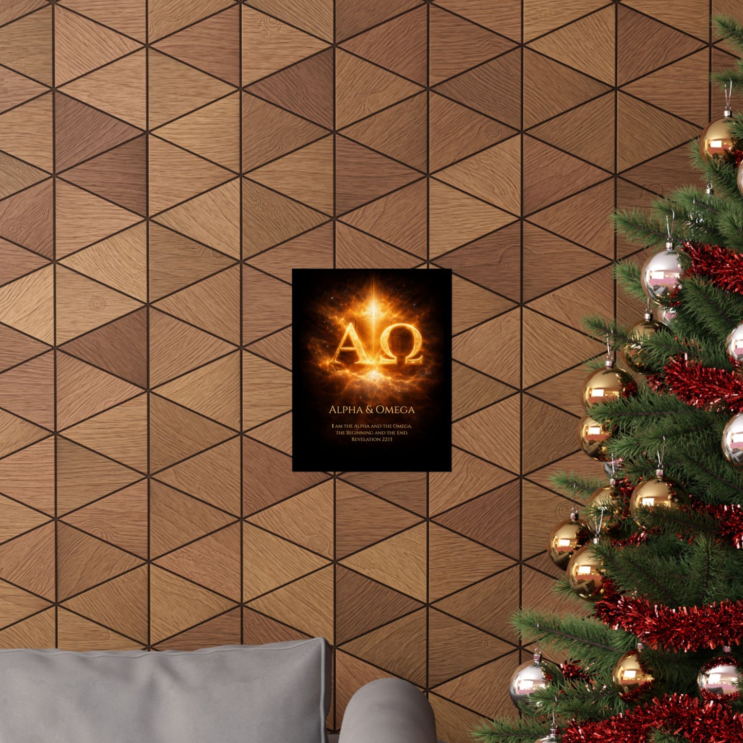 Alpha & Omega Scripture Wall Art