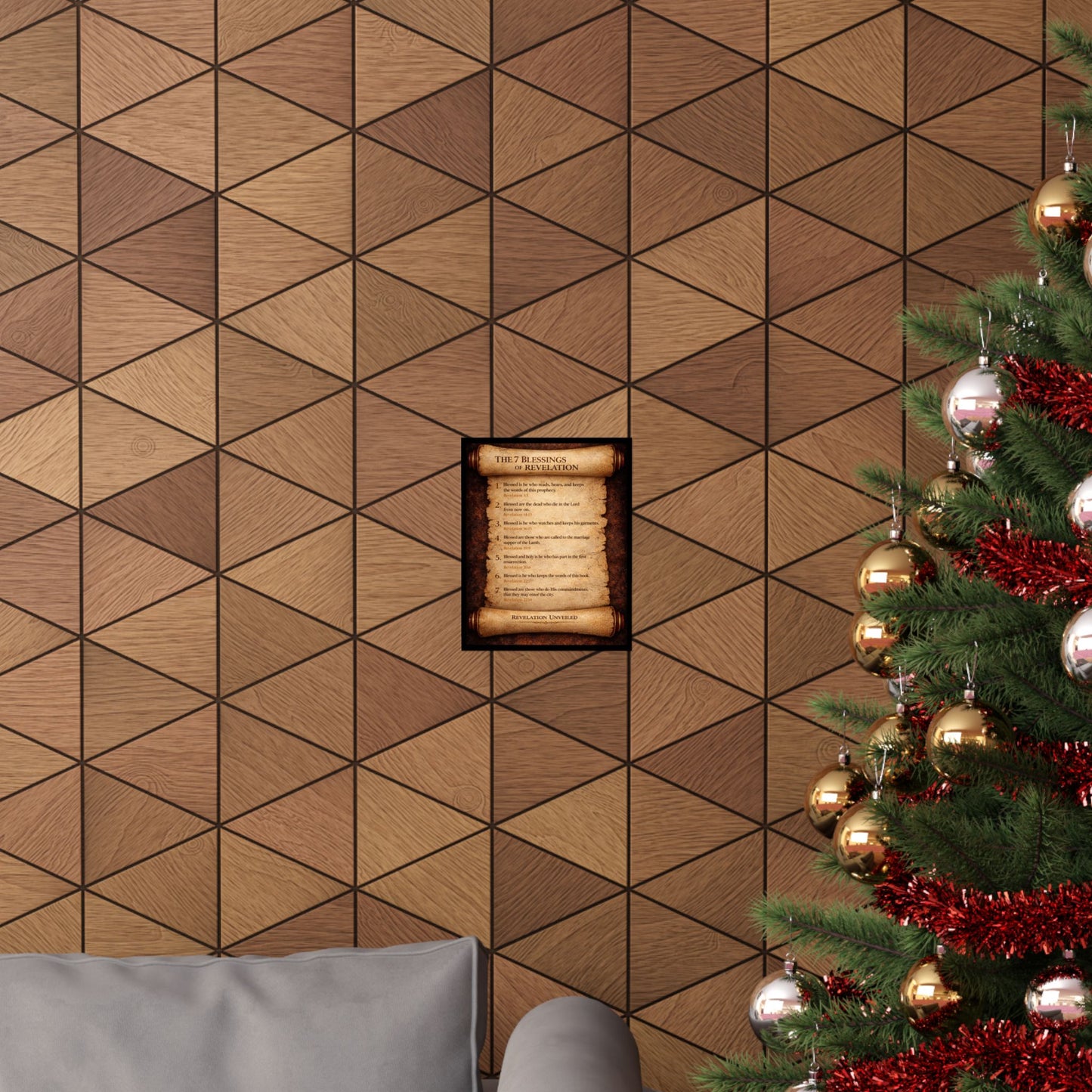 Seven Blessings of Revelation Scripture Wall Art