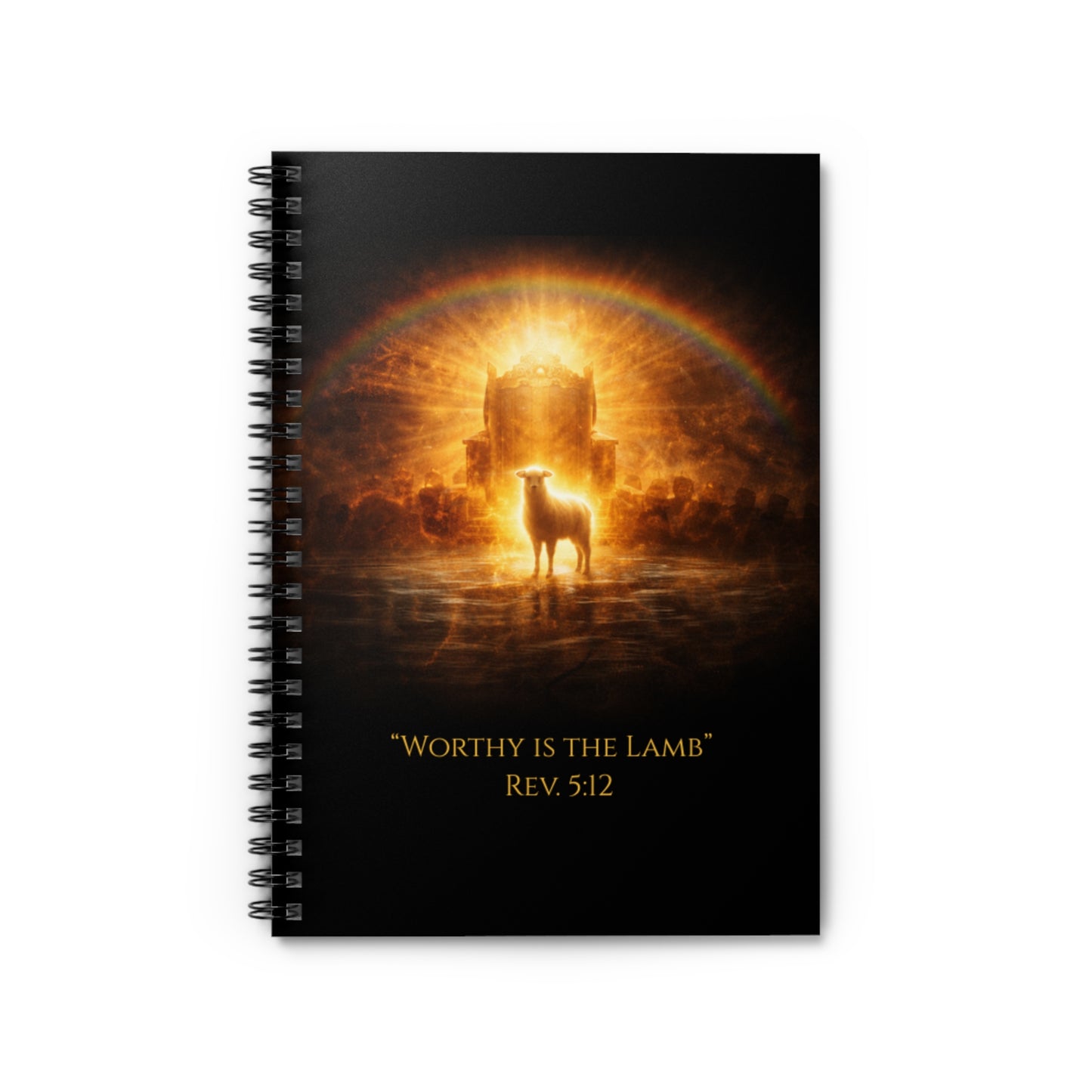 The Lamb on the Throne – Spiral Study Notebook