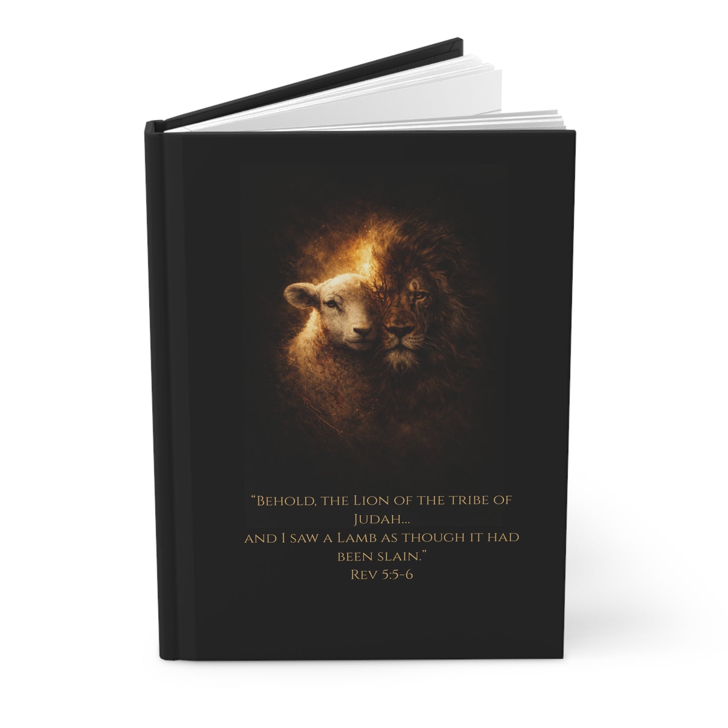 The Lion and the Lamb – Matte Hardcover Christian Journal