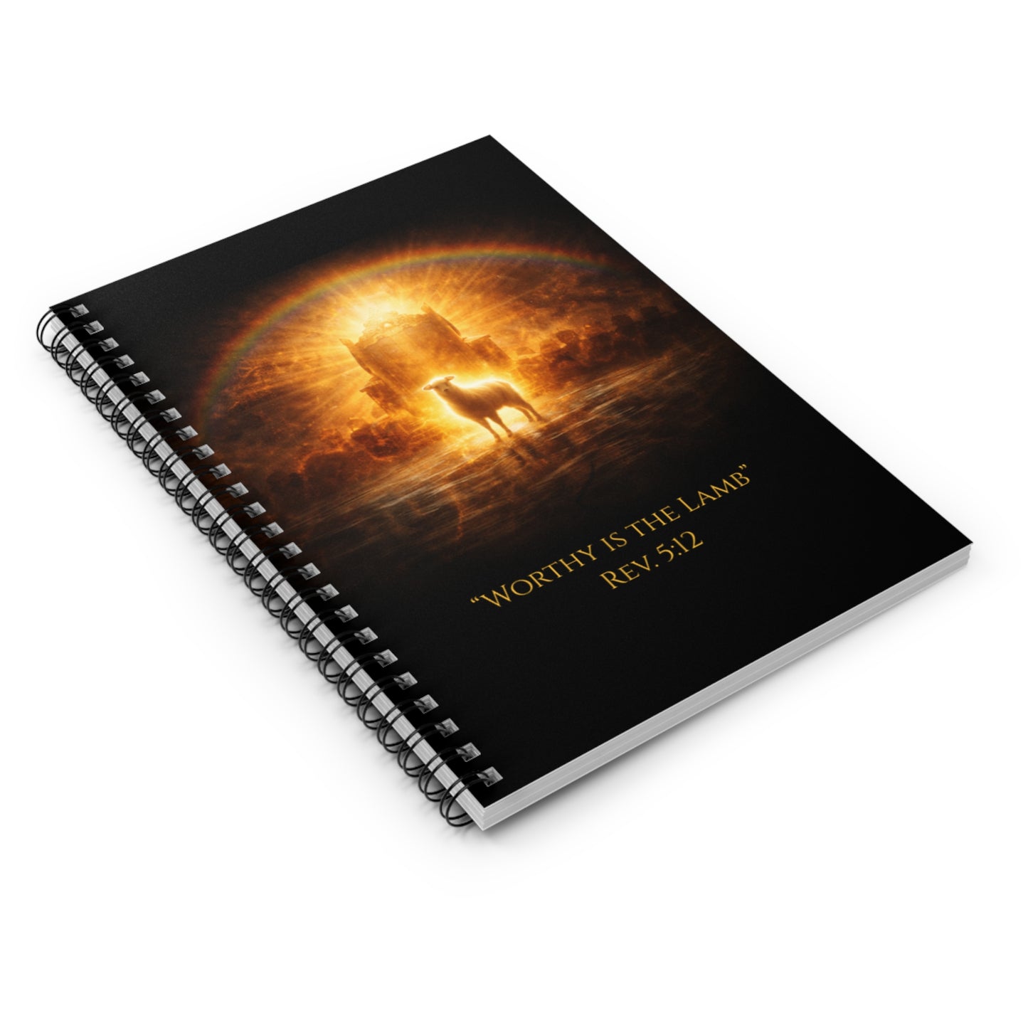 The Lamb on the Throne – Spiral Study Notebook