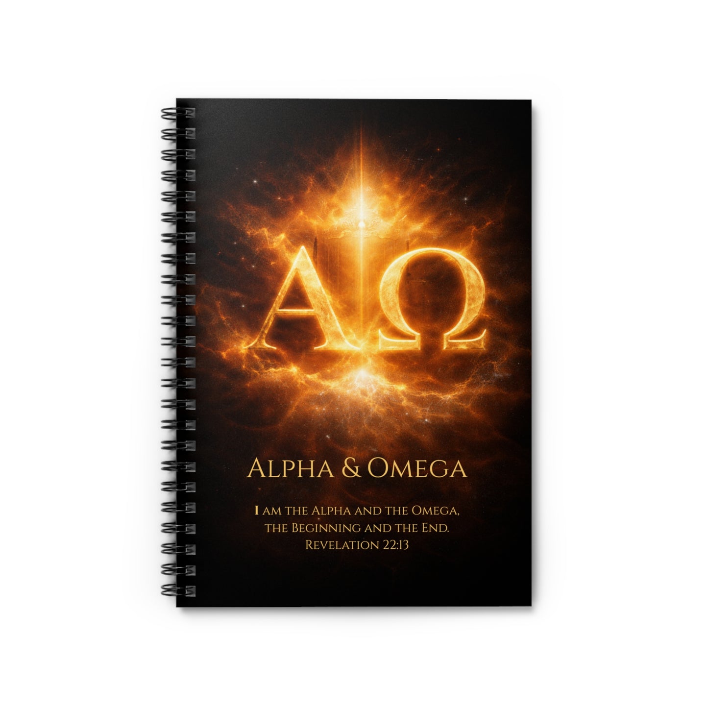 The Alpha and Omega – Spiral Study Notebook