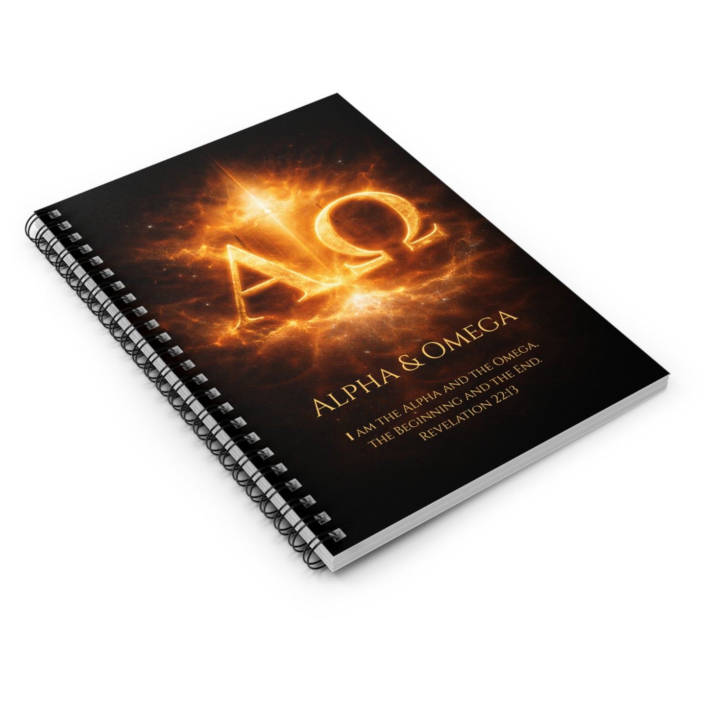 The Alpha and Omega – Spiral Study Notebook