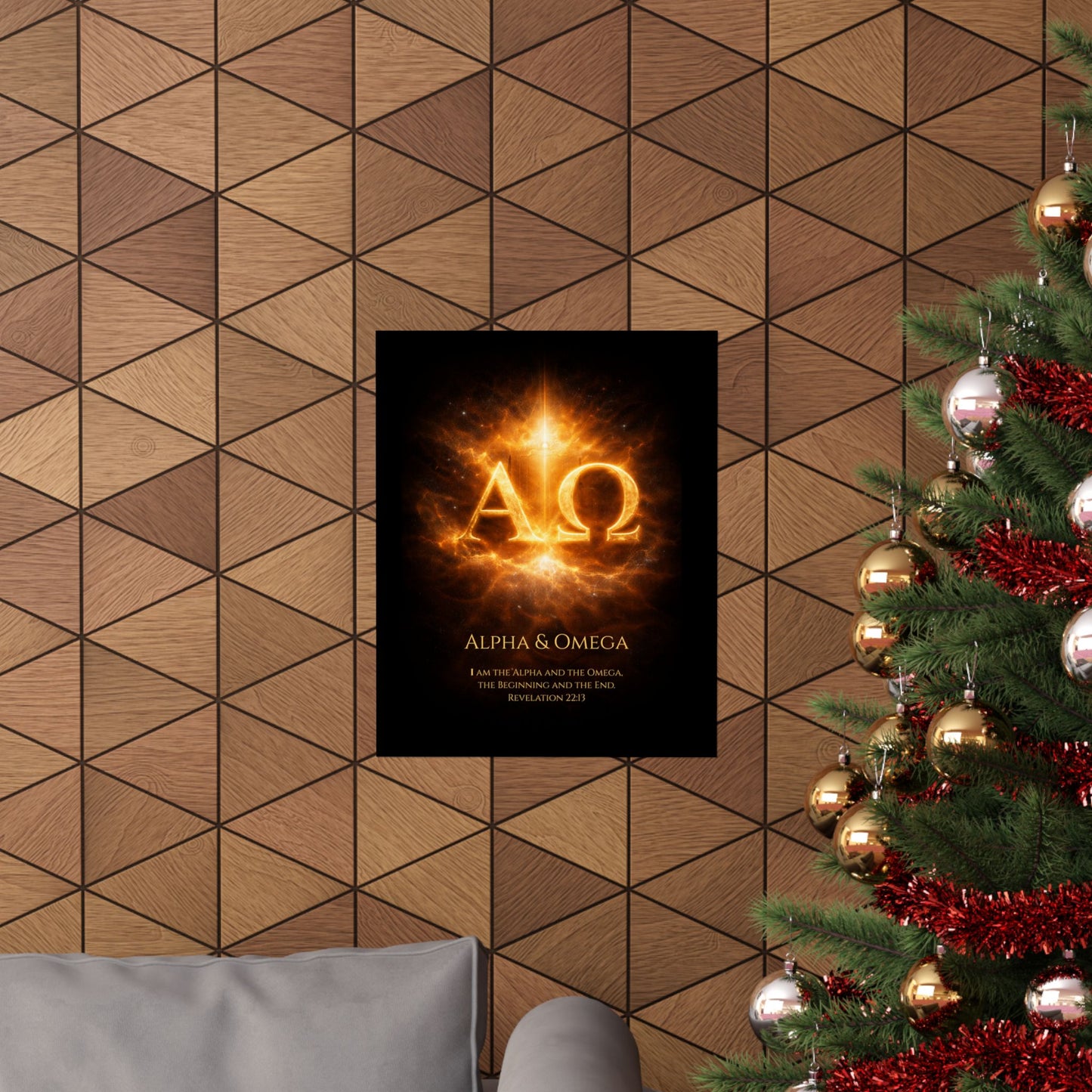Alpha and Omega Scripture Art Print
