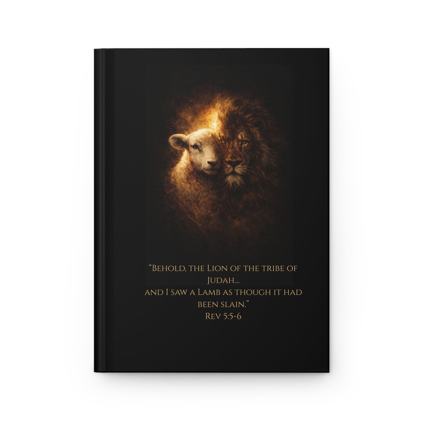 The Lion and the Lamb – Matte Hardcover Christian Journal