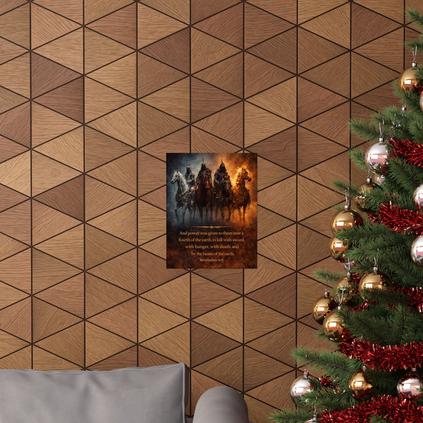 The Four Horsemen of the Apocalypse Scripture Wall Art