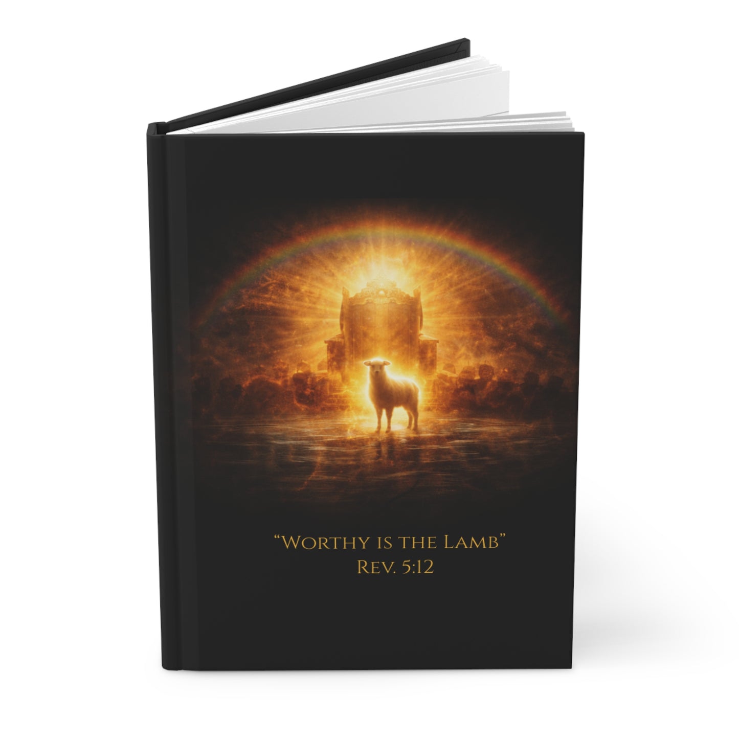 The Lamb on the Throne – Matte Hardcover Christian Journal