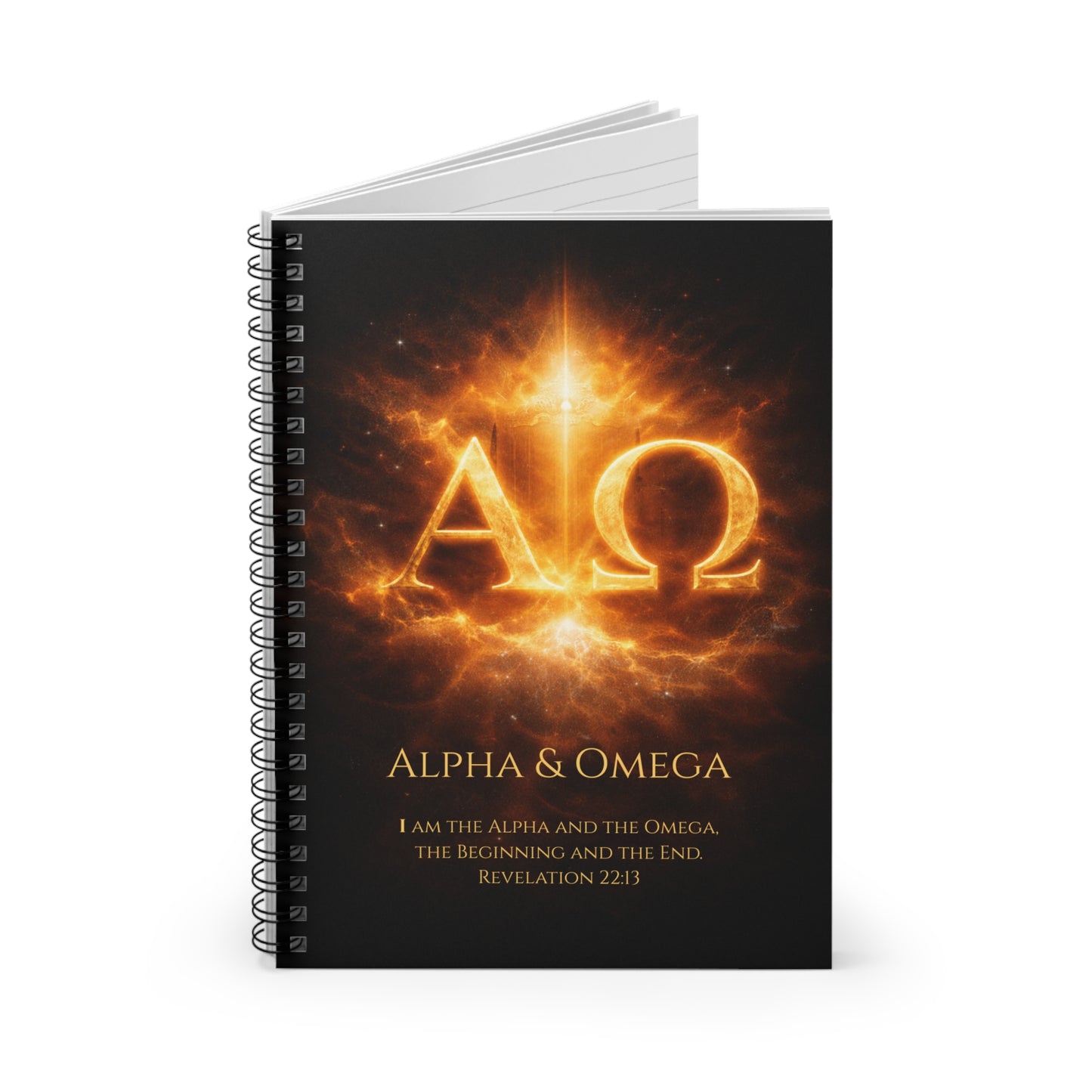 The Alpha and Omega – Spiral Study Notebook